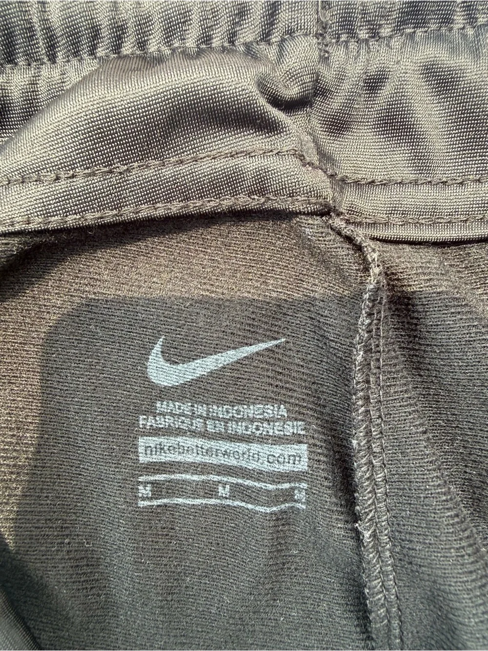 Nike Black Sweatpants with White Swoosh